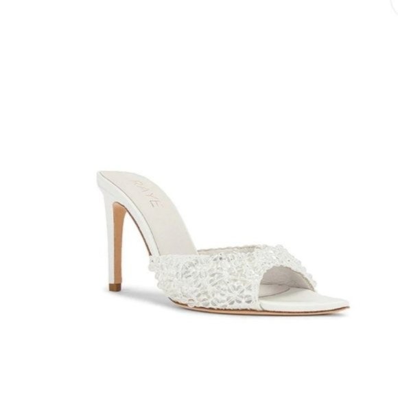 Raye Alcove Heel in White - Picture 1 of 13